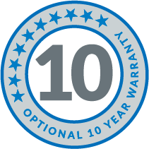 Optional 10 Year Warranty